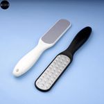 Buy MeSkin Foot File Callus Remover - Pedicure Foot Scrubber with Stainless Steel File and Sandpaper for Home Foot Care - Effective Foot Rasp for Cracked Heel and Corn Removal (Assorted Colors, Pack of 1) - Purplle