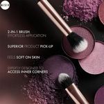 Buy MeSkin Dual-Ended Eyeshadow Brush - Precision 2-in-1 Double-Ended Design for Seamless Eyeshadow Application (Pack of 1) 200gm - Purplle