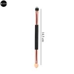 Buy MeSkin 2-in-1 Makeup Brush - Dual Eye Shadow Applicator and Precision Blending - Eyeshadow Styling (Pack of 1) 200gm - Purplle