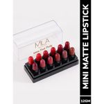 Buy MILA BEAUTE Minis Pout Party Matte Lipstick Fits All Pocket - Set A (1.2 gm*12pcs) - Purplle