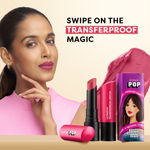 Buy SUGAR POP Ultrastay Transferproof Lipstick 13 Fuchsia Fling - Waterproof | Smudgeproof 4 gm - Purplle