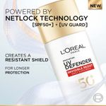Buy L'Oreal Paris UV DEFENDER INVISIBLE RESIST DAILY SUNSCREEN SPF50+ PA++++ 30 ml | Lightweight, Waterproof, Sweatproof & Protects from Pollution & Dust - Purplle