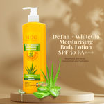Buy VLCC DeTan + WhiteGlow Moisturising Body Lotion SPF 30 PA+++ (350 ml) - Purplle
