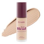 Buy MARS Zero Blend Weightless Foundation for Makeup (30 ml) (04-ALMOND BUTTER) | Lightweight & Long-Lasting | Matte Finish | Buildable Coverage | Sweat-Proof | Hydrating Formula - Purplle