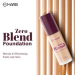 Buy MARS Zero Blend Weightless Foundation for Makeup (30 ml) (08-HONEY HECTAR) | Lightweight & Long-Lasting | Matte Finish | Buildable Coverage | Sweat-Proof | Hydrating Formula - Purplle