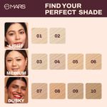 Buy MARS Zero Blend Weightless Foundation for Makeup (30 ml) (08-HONEY HECTAR) | Lightweight & Long-Lasting | Matte Finish | Buildable Coverage | Sweat-Proof | Hydrating Formula - Purplle