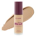 Buy MARS Zero Blend Weightless Foundation for Makeup (30 ml) (09-AMBER MAPLE) | Lightweight & Long-Lasting | Matte Finish | Buildable Coverage | Sweat-Proof | Hydrating Formula - Purplle