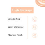 Buy Matt look High Coverage Waterproof Oil Free Matte Foundation SPF 25, Light (45 gm) - Purplle