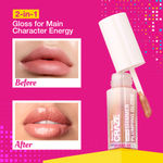 Buy Swiss Beauty CRAZE Insta Shimmer Plumping Gloss |Super Glossy | Non-sticky & Moisturising 1 Main Character| 3.5 ml - Purplle