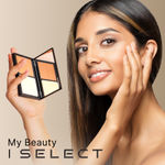 Buy Swiss Beauty Select High On Cover Powder Foundation with Sponge | Waterproof & Oil Controlling|16-Hour Wear-4 Neutral Buff 5.5 gm - Purplle