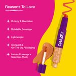 Buy Swiss Beauty CRAZE Twosome Face Stick 2-in-1 Beauty Wand: Concealer + Blush 4-Deep/ Pink 7.6 + 1.8 gm - Purplle