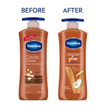 Buy Vaseline Cocoa Glow Serum In Lotion, 600 ml | 100% Pure Cocoa & Shea Butter for Glowing & Soft Skin - Purplle