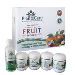 Buy Plants Care Radiance Multi fruit facial kit 200 gm + 100ml - Purplle