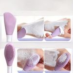 Buy Trendzie Skin Care Silicone 2 in 1 Face Mask Applicator & Facial Cleansing Massager (Assorted Color) 1 pc - Purplle