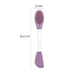 Buy Trendzie Skin Care Silicone 2 in 1 Face Mask Applicator & Facial Cleansing Massager (Assorted Color) 1 pc - Purplle