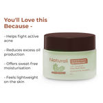 Buy Naturali Acne & Oil Control Gel Moisturiser With Superfoods Willow Bark & Neem Fights Active Acne 50 ml - Purplle