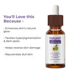 Buy Naturali Radiant Glow Face Serum With Kakadu Plum, Vitamin C & Niacinamide Illuminates Skin 30 ml - Purplle