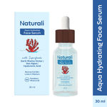 Buy Naturali Aqua Hydrating Face Serum With Earth Marine Water, Sea Algae & Hyaluronic Acid Locks In Moisture 30 ml - Purplle