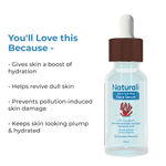 Buy Naturali Aqua Hydrating Face Serum With Earth Marine Water, Sea Algae & Hyaluronic Acid Locks In Moisture 30 ml - Purplle