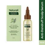 Buy Naturali Anti-Dandruff Scalp Serum With Sage, Tea Tree Oil & Salicylic Acid Reduces Dandruff Flakes 50 ml - Purplle