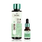 Buy Nat Habit 100% Pure Cold Pressed Castor Oil & Rosemary Essential Oil Combo - Combo of 2 - Purplle