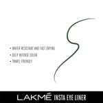 Buy Lakme Ultimate Glam Eye Liner, Semi Matte, Green, 9 ml - Purplle
