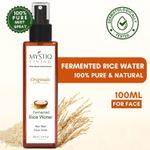 Buy Mystiq Living Fermented Rice Water (100 ml) Rice Water Spray For Hair & Face | Korean Glass Skin | For Brighter Skin | Glowy Skin | Hair Spray for Women - Purplle