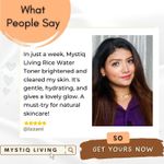 Buy Mystiq Living Fermented Rice Water (100 ml) Rice Water Spray For Hair & Face | Korean Glass Skin | For Brighter Skin | Glowy Skin | Hair Spray for Women - Purplle