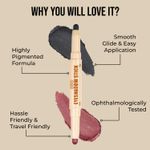 Buy Insight Cosmetics Duo Eyeshadow Stick - Charcoal Charm & Blush 2 gm - Purplle