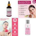 Buy Combo of 2- Rose Water 100ml & Pore Minimizing Face Serum 15ml - Purplle