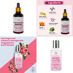 Buy Combo of 2- Rose Water 100ml & Pore Minimizing Face Serum 15ml - Purplle