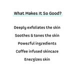 Buy mCaffeine Espresso Deep Exfoliation Kit with Hyaluronic Acid, Natural AHA, Walnut | Face Wash, Face Scrub, Face Mask | All Skin Types | Cruelty Free & Vegan 250 gm - Purplle