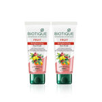 Buy Biotique 100% Pure & Natural Fruit Brightening Face Wash (Pack Of 2) - Purplle