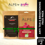 Buy Alps Goodness Anti Tan & Brightening Face Pack | Beetroot Powder (50 gm)| Liquorice Powder (50 gm) - Purplle
