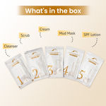 Buy Alps Goodness Gold Glow Facial Kit - Saffron (34 gm)| Glowing Skin | Toning & Firming |Detoxification |At home Facial - Purplle