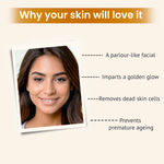 Buy Alps Goodness Gold Glow Facial Kit - Saffron (34 gm)| Glowing Skin | Toning & Firming |Detoxification |At home Facial - Purplle