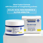 Buy Alps Goodness X DERMDOC Korean Glass Skincare Duo with Fermented Rice Water Spray & 2% Kojic acid glow fusion formula night cream - Combo of 2 - Purplle
