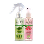 Buy Alps Goodness Refreshing Bestseller Duo - Set of 2 | Rosemary Water (100 ml) & 100% Pure Rose Water (100 ml) | Bestselling Sprays | Cooling & Refreshing |Hair Growth Expert |100% Natural Toner - Purplle