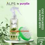 Buy Alps Goodness Hair Growth Essentials Duo with Rosemary Water Spray (100 ml) & Scalp Massager| Hair Growth Expert | Thick-Long Hair | Scalp Health - Purplle