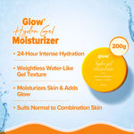 Buy Aqualogica Glow+ Dewy Sunscreen with Papaya & Vitamin C - SPF 50 PA++++ for UVA/B protection, 50 gm + Aqualogica Glow+ Hydra Gel Moisturizer with Vitamin C & Papaya - 200 gm - Purplle