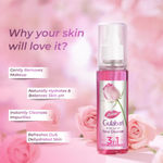 Buy Toner for Dry Skin & Winter Combo : Dabur Gulabari Premium Rose Water 250 ml + Rose Glow Face Cleanser 100 ml (250 ml+100 ml) | For all skin types - Purplle