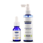Buy DERMDOC Clear & Glow Duo | DERMDOC by Purplle 10% Niacinamide Face Serum (15 ml) | DERMDOC by Purplle 2% Salicylic Acid Body Acne Treatment Spray (100 ml) - Purplle