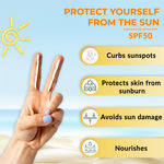 Buy Good Vibes Wide Spectrum Protection Sunscreen with SPF 50: Shield Your Skin from Harmful UV Rays (Pack of 2) (50 gm each) - Purplle