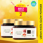 Buy Good Vibes Ubtan Insta Glow Powder | 100% Natural (Pack of 2) (150 gm) - Purplle