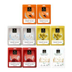 Buy Good Vibes Natural Glow Sheet Mask Pack of 10 (2 each Saffron Glow + Illuminating Pearl + Skin Radiance Gold + Rice Brightenting + Hydrating Papaya) (20g x 10) - Purplle