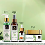 Buy Good Vibes Power of Tea Tree Combo | Face Wash (120 ml) + Cleansing Toner (120 ml) + Face Serum (10 ml) +  Light Gel Creme (50 g) | Oil Control, Anti- Acne - Combo of 4 - Purplle