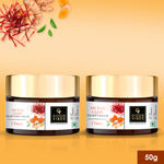 Buy Good Vibes De-tan Ubtan Light Day Cream (50 gm) & Night Cream Combo (50 gm) | Lightweight hydration and deep nourishment in one set, Say goodbye to tan - Purplle