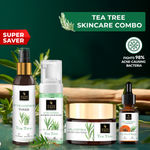 Buy Good Vibes Acne Control Tea Tree Combo (Foaming Facewash(150ml), Toner(120ml), Serum(10ml), Gel creme(50g)) - Purplle