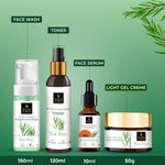 Buy Good Vibes Acne Control Tea Tree Combo (Foaming Facewash(150ml), Toner(120ml), Serum(10ml), Gel creme(50g)) - Purplle