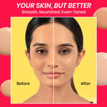 Buy NY Bae Foundation & Setting spray Combo | 3 in 1 Serum Foundation with Primer Warm Cashew 03 (30 ml) | Matte Setting Spray (100 ml) - Purplle